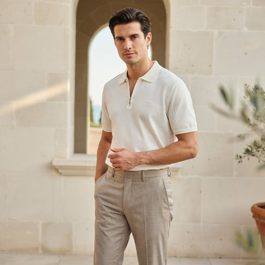 VERELL™ Windsor Polo – Off White